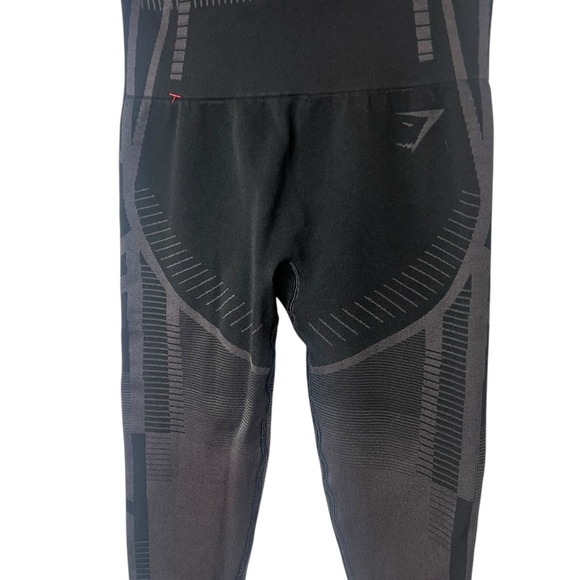 Gymshark Geo Seamless Leggings – Black (XS) - Picture 8 of 10